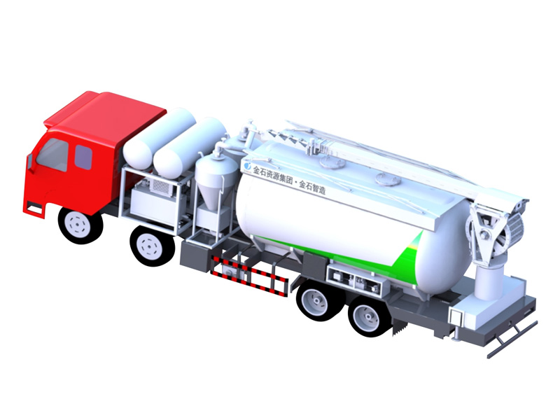 現(xiàn)場(chǎng)混裝銨油炸藥車(chē)